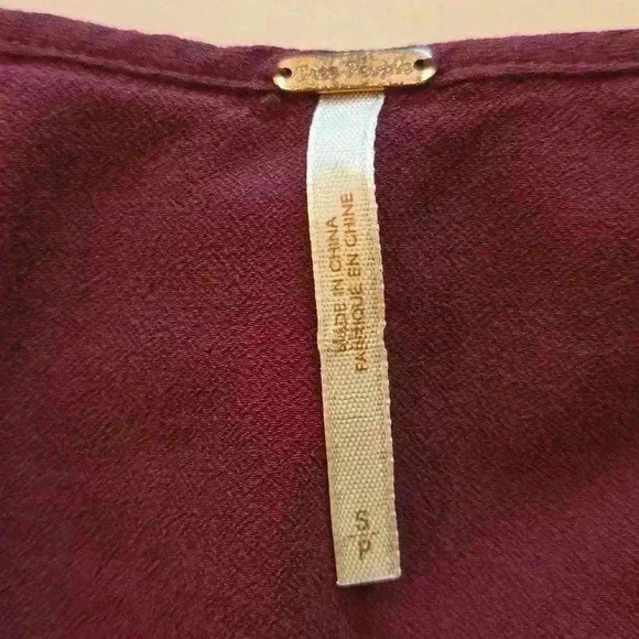 Free People Bell Sleeve Layered Crop Top - Picture 8 of 8